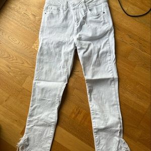 Hidden jeans, white skinny high rise